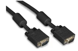 Kabal VGA D-sub M/M 3M HQ feritno jezgro crni