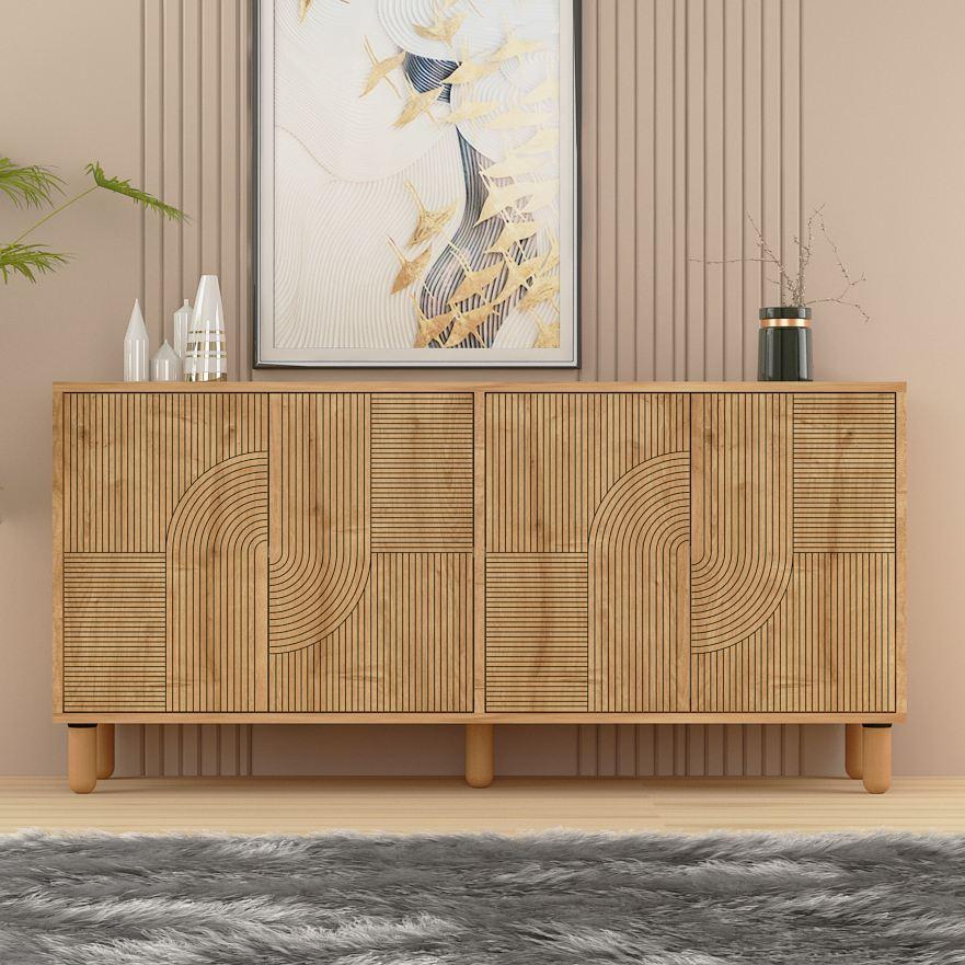 Hanah Home komoda Desso, hrast