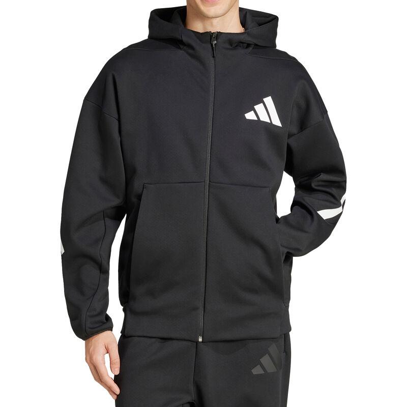 Adidas Ženska majica s kapuljačom Muška majica s kapuljačom Z.N.E., Crna