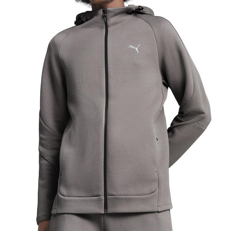 Puma ženska majica s kapuljačom EUROSTRIPE, siva