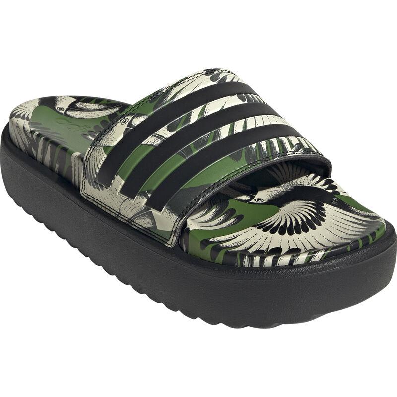 Adidas ženske papuče ADILETTE PLATFORM, zelene