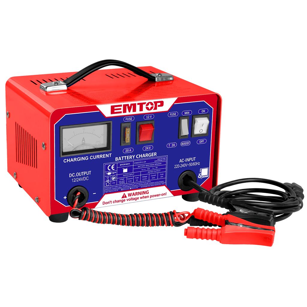 Emtop Punjač baterija EFCR16011, 12 / 24 V