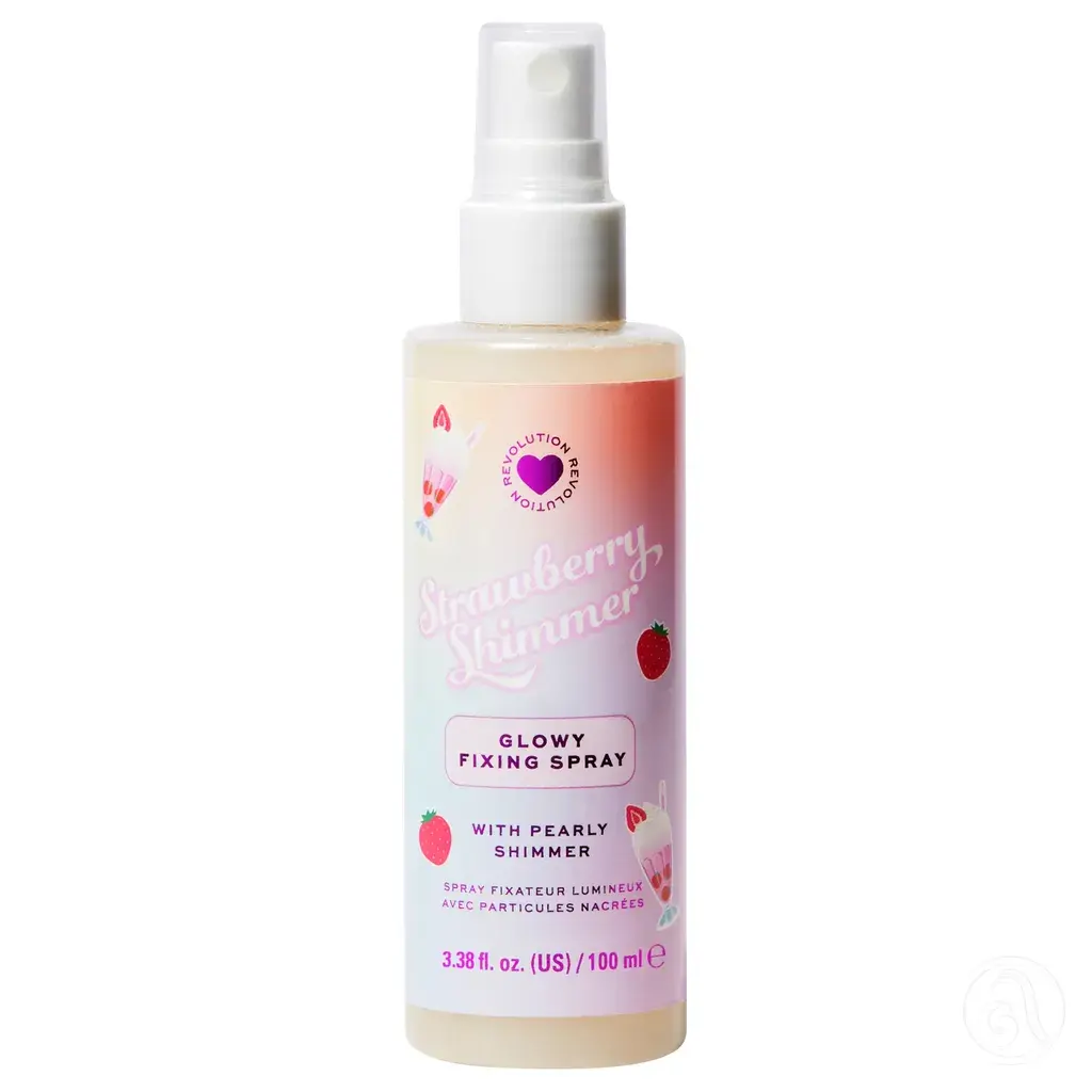 Revolution Sprej za fiksiranje šminke Strawberry Shimmer