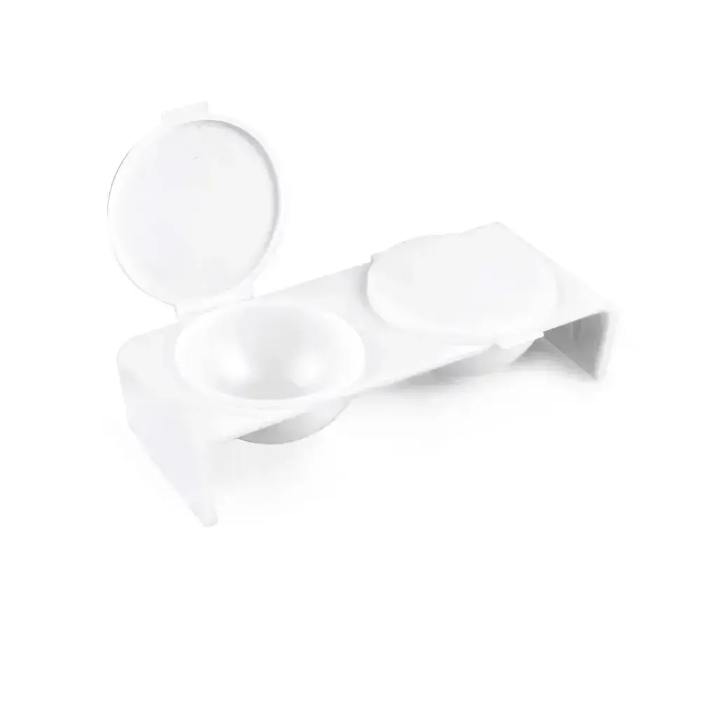 Nail tools Posuda za četkice BRU-2, Bijela