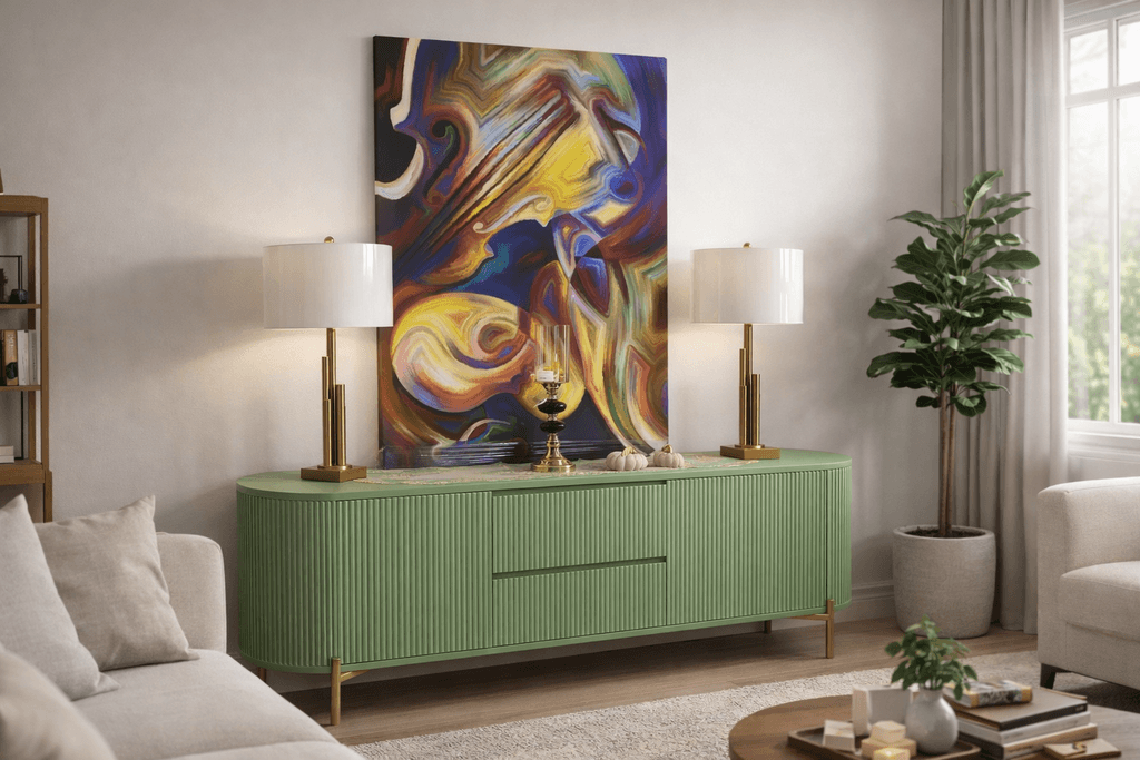 Komoda Dubai exclusive tv 1802v2l, Zelena