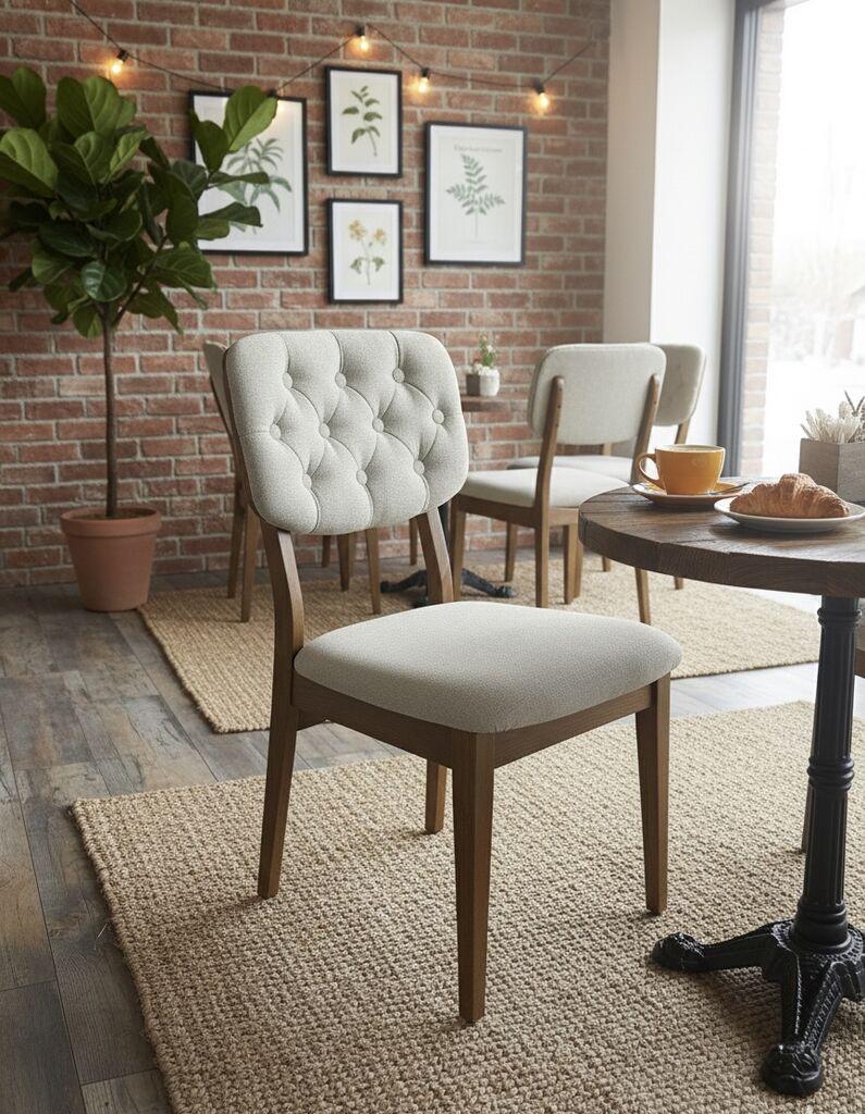 Trpezarijska stolica Helena, Bež