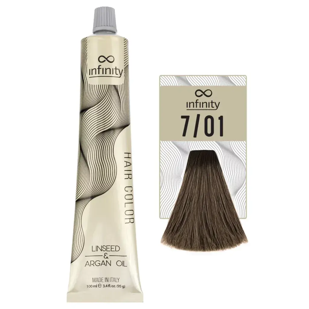 Infinity Farba za kosu Hladna prirodna plava 7/01, 100ml