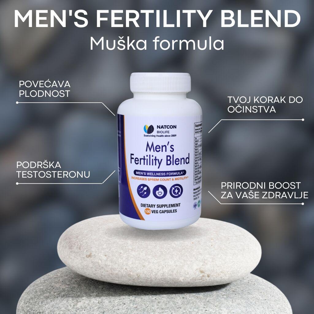 Men's Fertility Blend by NATCON BIOLIFE, 60 kapsula