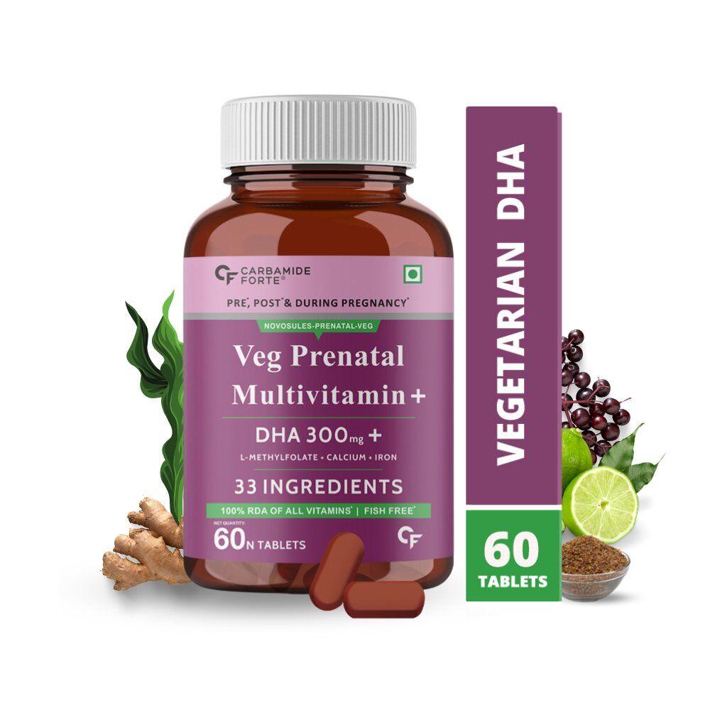 Vegan Prenatal Multivitamin by CARBAMIDE FORTE, 60 tableta