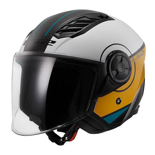 LS2 Kaciga OF616 Airflow II Cover, Braon-bijela