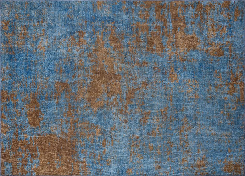 Conceptum Hypnose Carpet Fusion -AL 05, 210x310 cm, Plavo-narandžasti