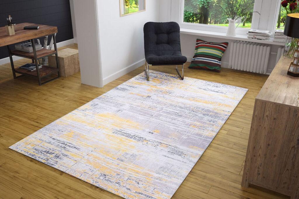 Conceptum Hypnose tepih Funk -AL 267, 210x310 cm, sivo-žuti
