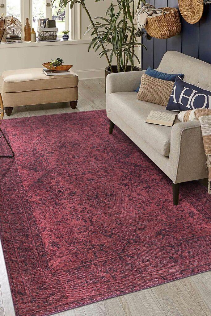 Conceptum Hypnose Carpet Folk -BA 06, 150x230 cm, Bordeaux