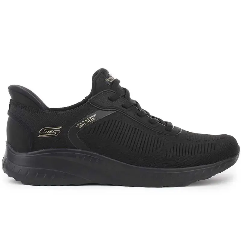 Skechers ženske Bobs Squad Chaos tenisice, crne