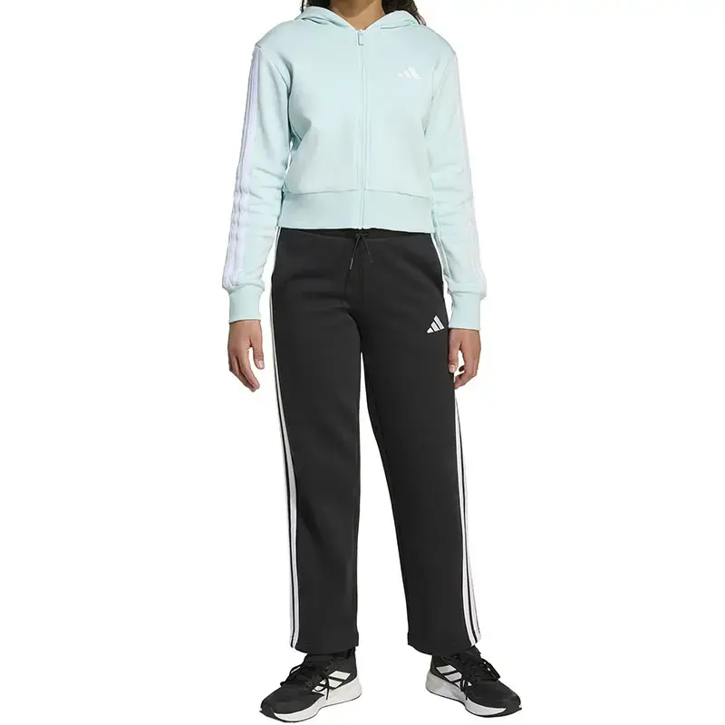 Adidas trenerka za djevojčice Jg 3S Fl Ts 240, crno-plava