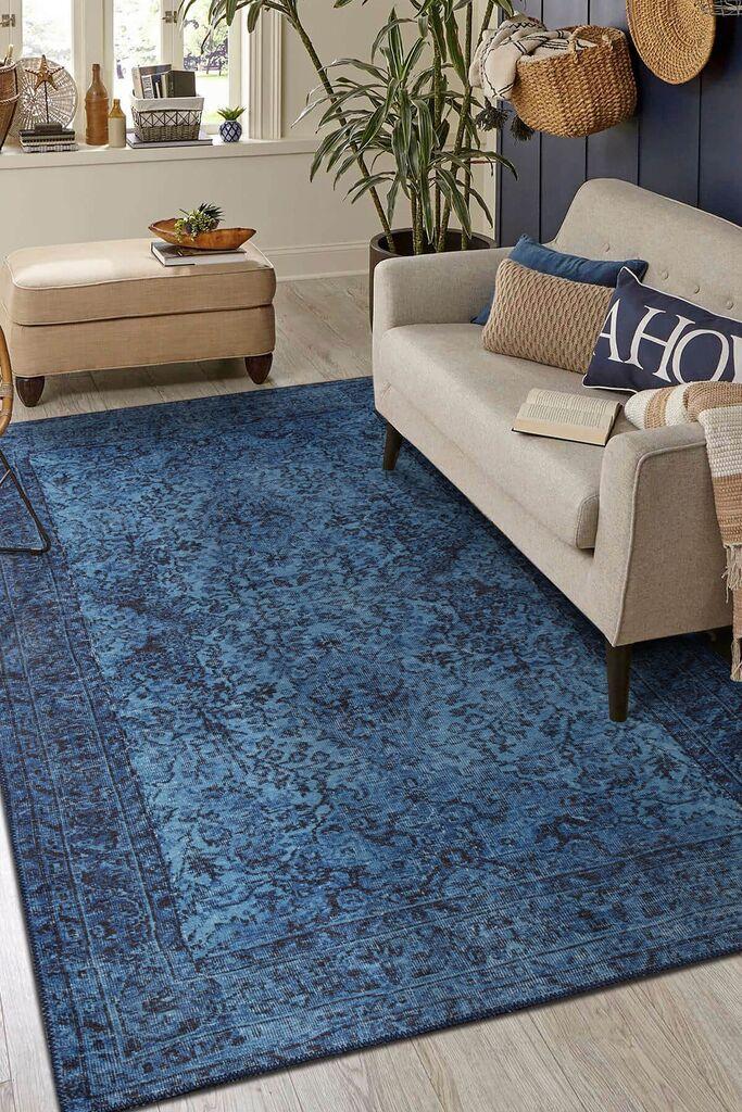 Conceptum Hypnose Tepih Folk -BA 44, 230x330 cm, Tamnoplavi