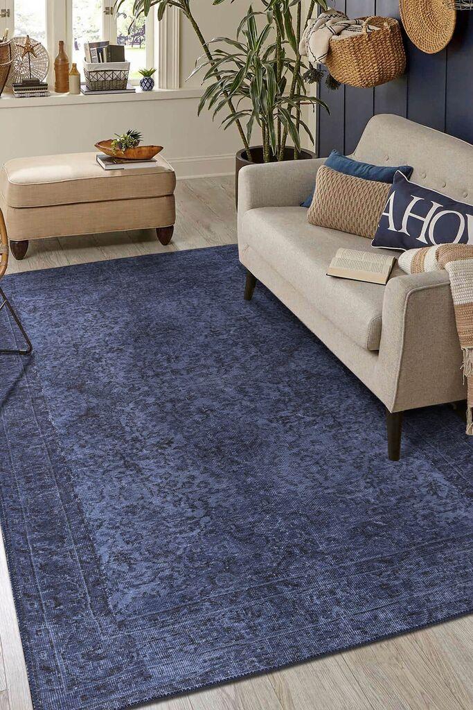 Conceptum Hypnose Tepih Folk -BA 08, 210x310 cm, Tamnoplavi