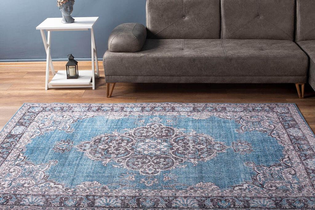 Conceptum Hypnose Tepih Blues -AL 201, 150x230 cm, Smeđe-plava