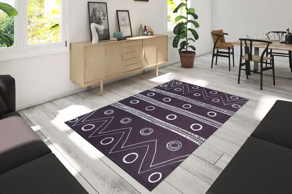 Conceptum Hypnose tepih Ada Gonul -AL 291, 150x230 cm, antracit-bijeli
