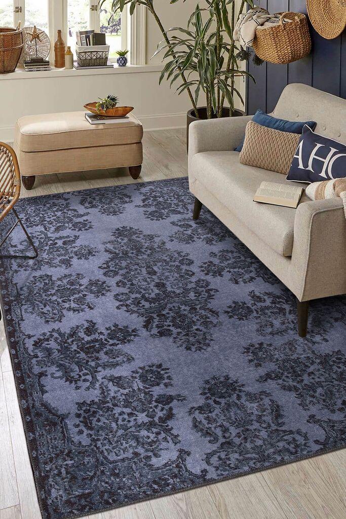 Conceptum Hypnose Tepih Folk -BA 37, 210x310 cm, Tamnoplavi