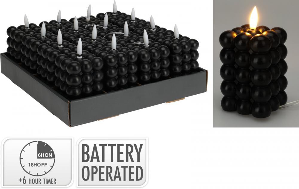 Svijeća Na Baterije 60X88Mm Crna Ax5435210