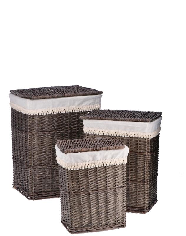 Korpa Od Pruca Braon 32X21H40,5Cm 100431