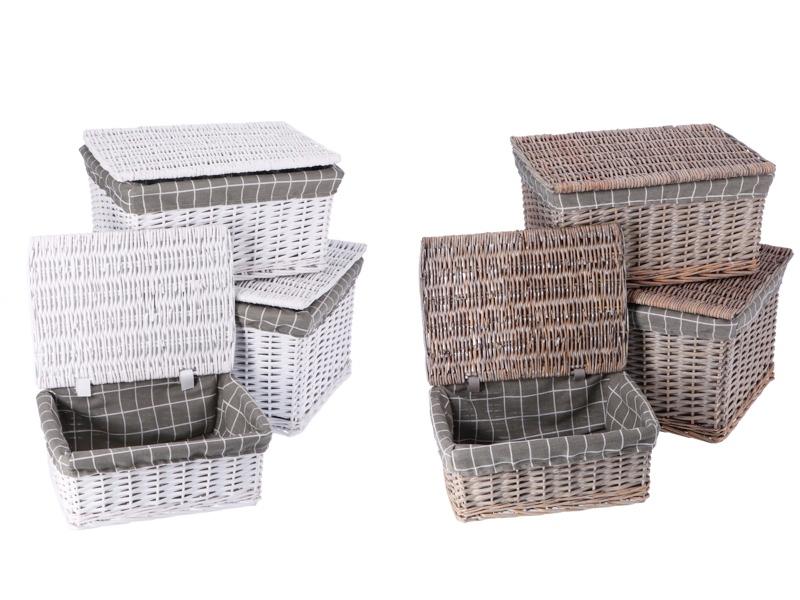 Korpa Od Pruca/Platno 53X40H30Cm 102652