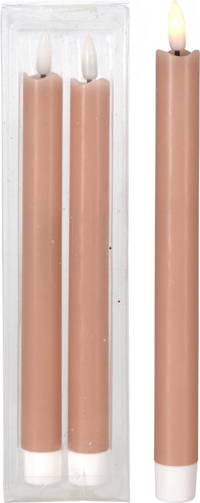 Svijeće Na Baterije 2/1 23Cm Roze Ax5434600