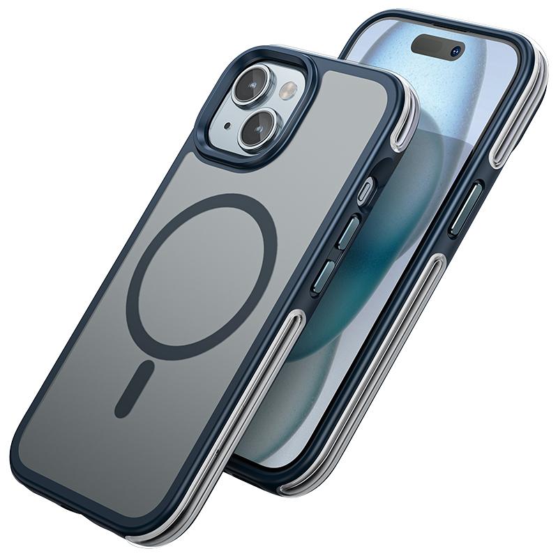 HOCO AS5 Airbag-6m Futrola za iPhone 15, Magnetna, Plava