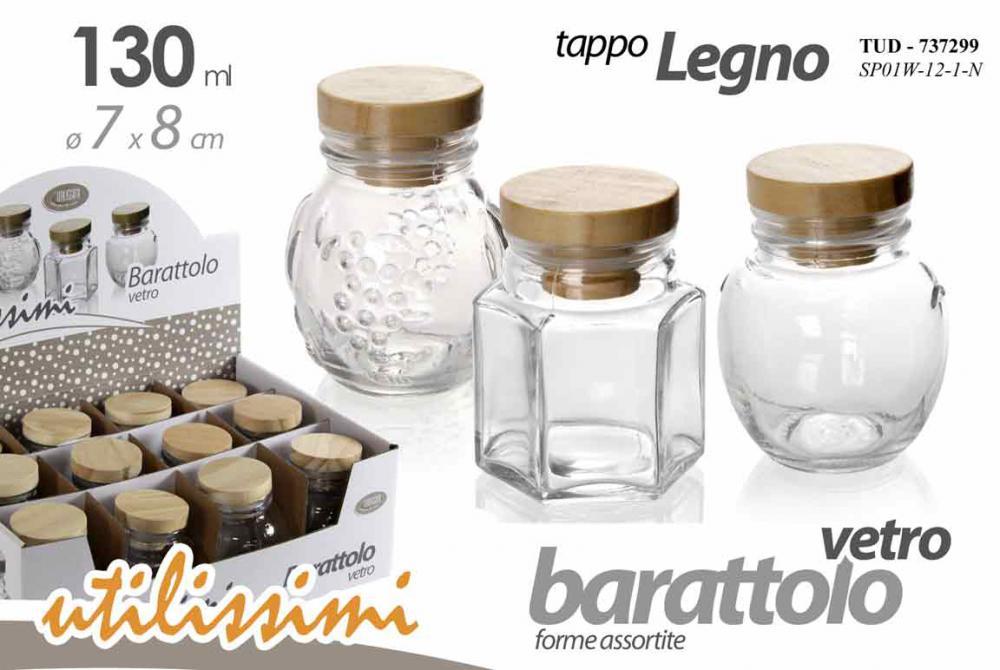 Tegla Staklena 130Ml 7*8Cm Sp01W/12-1-N