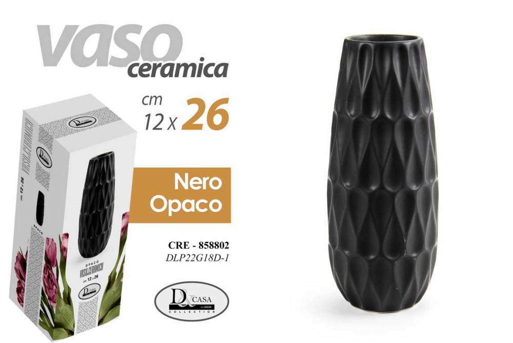 Vazna Crna Mat 12*26Cm Dlp22G18D-1