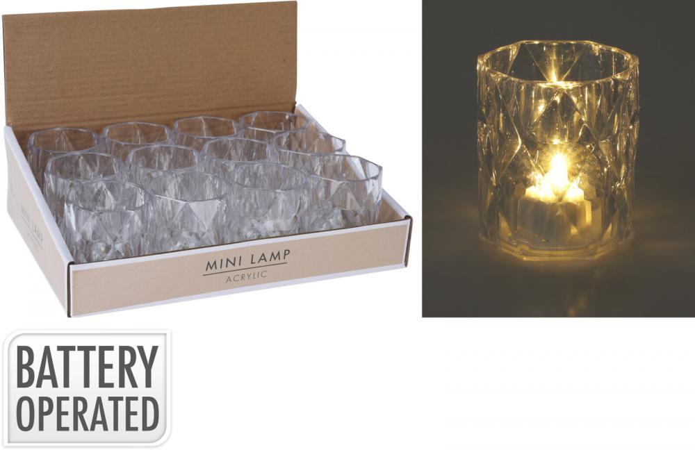 Svijeća U Čaši Na Baterije 6Cm Providna Ax5320430