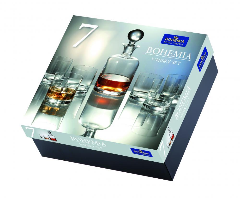 Set Za Wiski Bohemia 6 Čaša+Flaša (Flaša/800Ml)