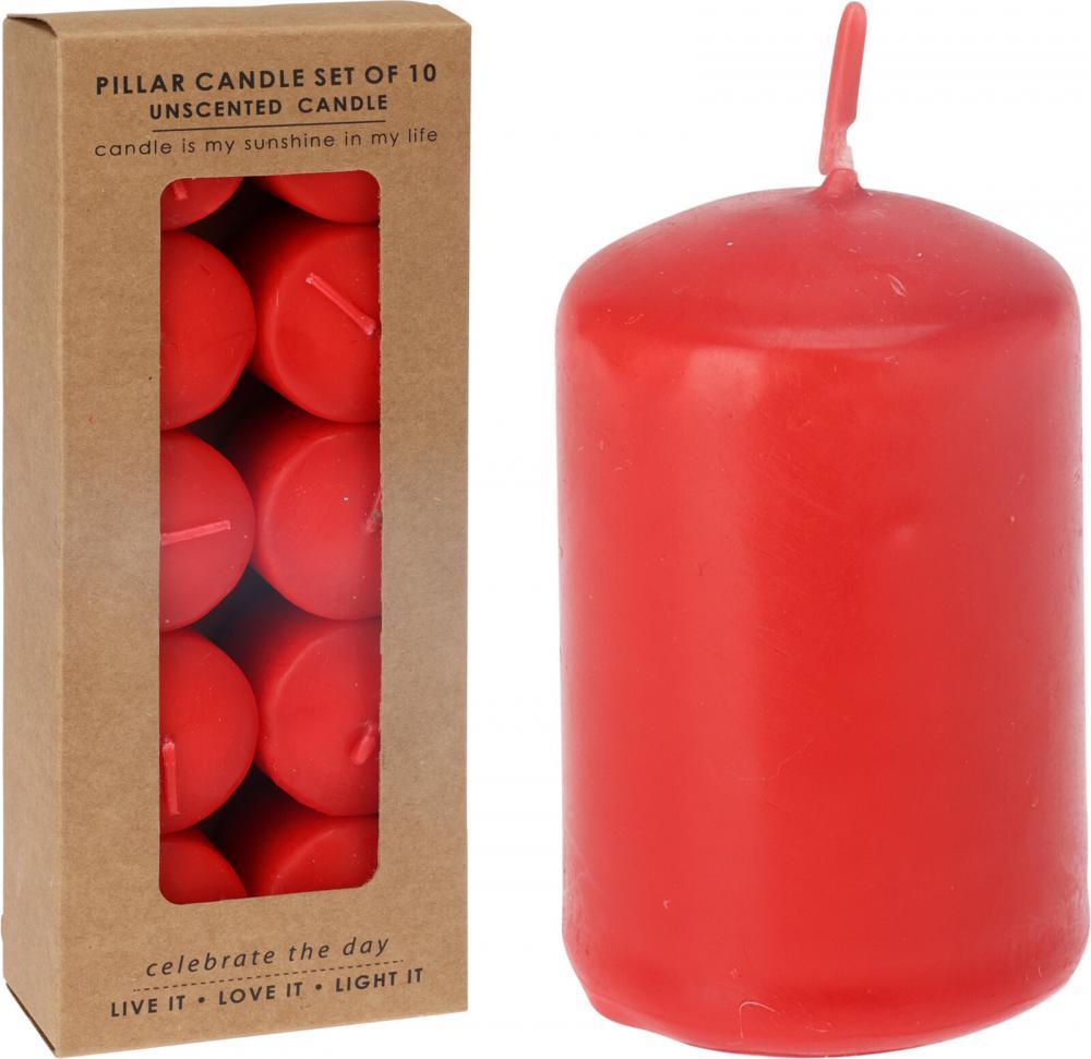Svijeće 10/1 3Cm Crvene Acc696470