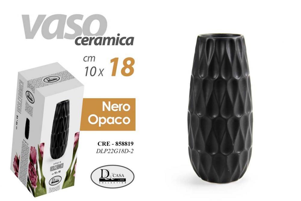 Vazna Crna Mat 10*18Cm Dlp22G18D-2