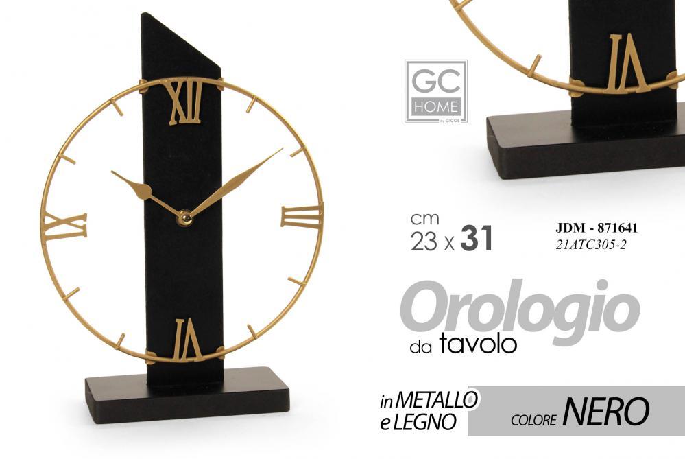 Sat Crno/Zlatni 22*30,5Cm 21Atc305-2