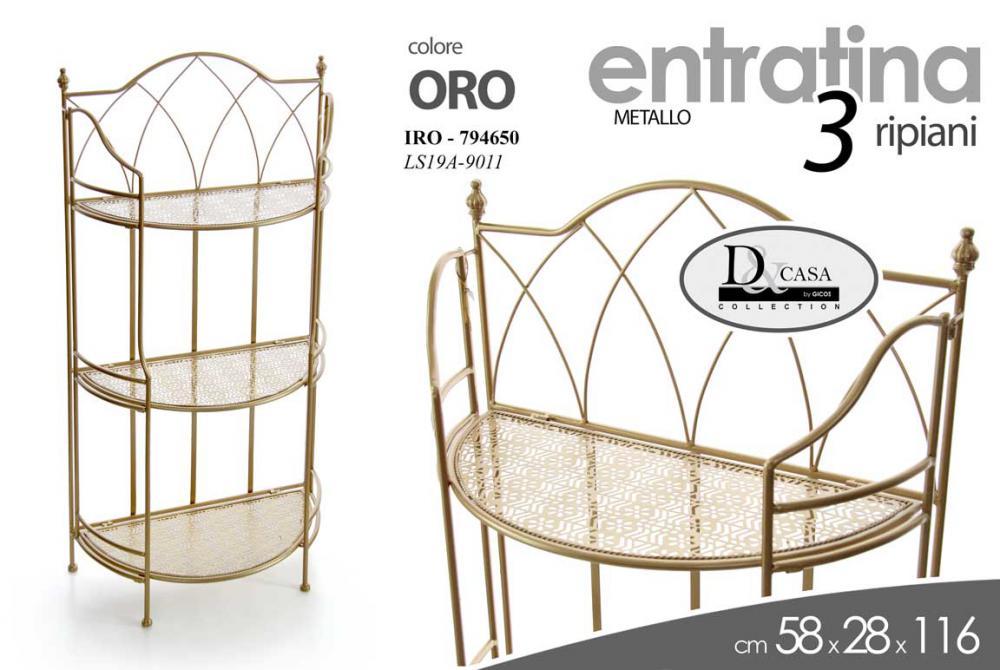 Metalna Polica Sa 3 Police 58*58*116 Ls19A9011