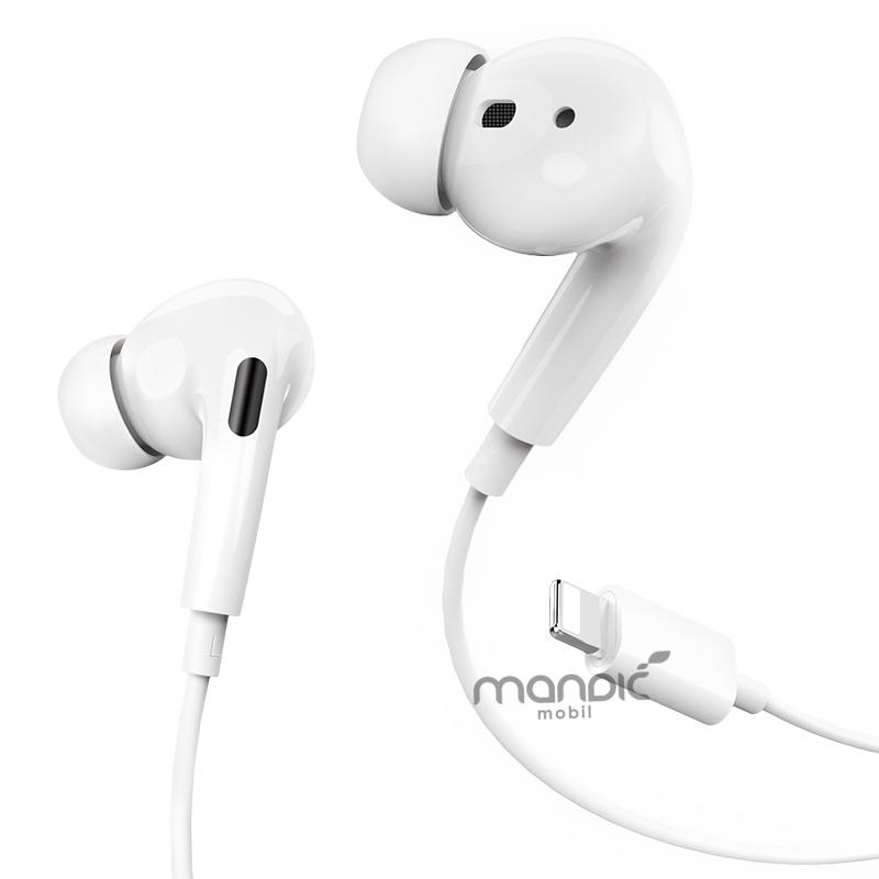 HOCO M1 Pro Slušalice sa mikrofonom za iPhone, Bijele