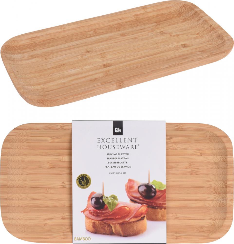 Tanjir Drveni Za Posluzivanje 25X13X1,7Cm 101002460