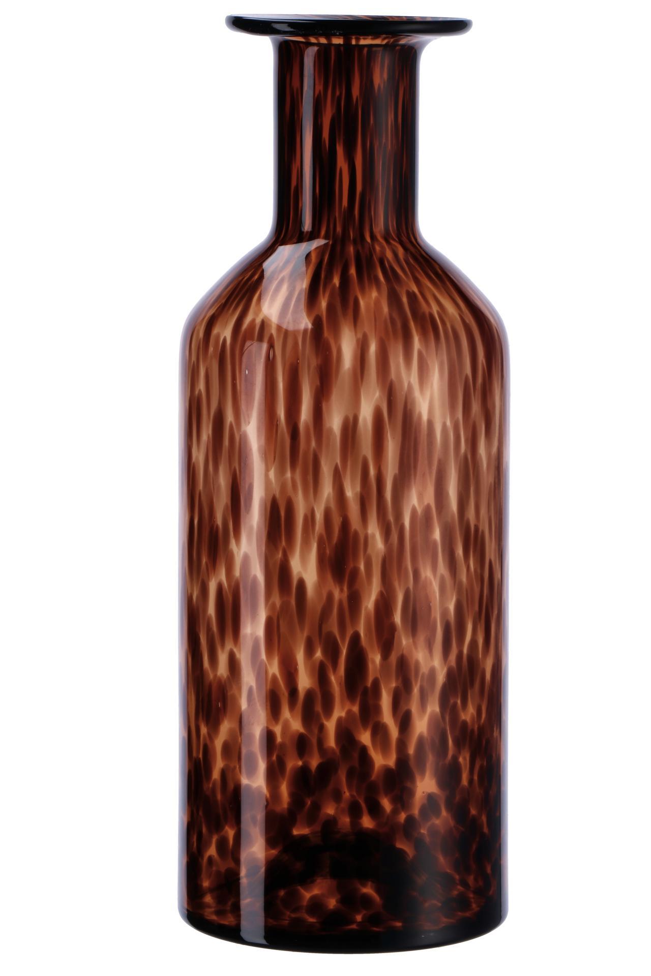 Staklena Vazna Leopard Diam16Xh43 102075