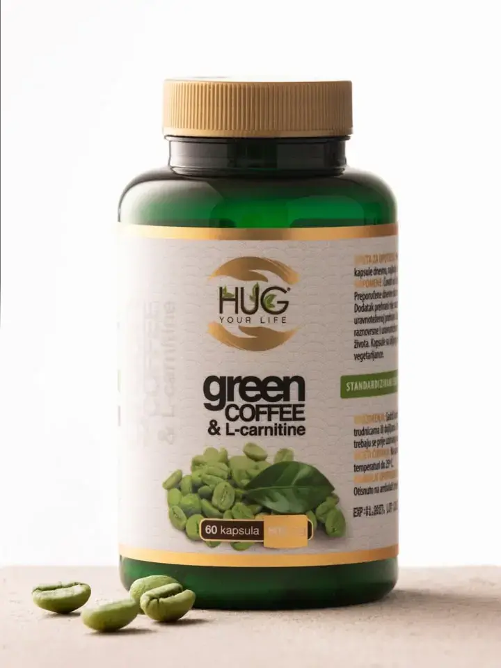 Hug Your Life Green Coffee&L-Carnitine Cps.60X500Mg