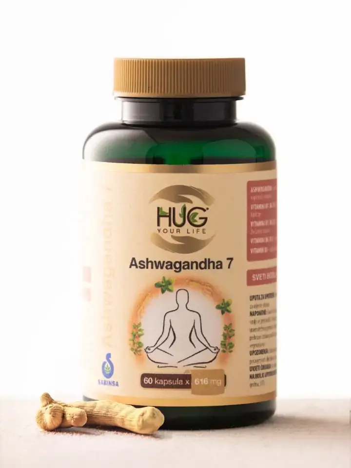 Hug Your Life Ashwagandha 7 Cps.60X616Mg