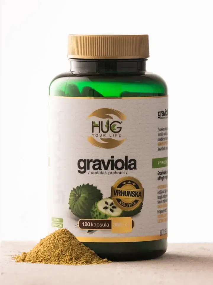 Hug Your Life Graviola 120 Cps.X350Mg