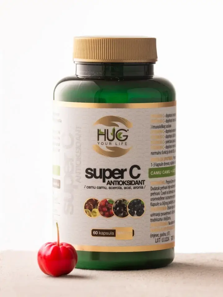 Hug Your Life Super C-Antioksidant Cps.60X500Mg