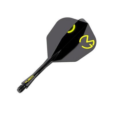 Winmau Fusion No6 Mvg Black Green Pikado Pera Midi