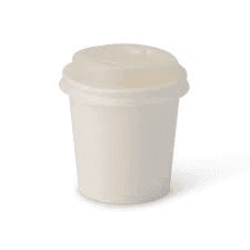 Enigma Čaša za ponijeti 4 oz 1dl sa poklopcem 1/50, Bijela