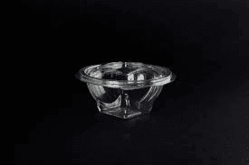 Enigma Plasticna posuda sa poklopcem za salatu DIAMOND 500ml 50/1, Providna