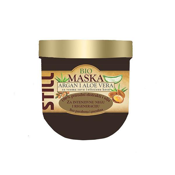 STILL Maska za kosu Bio, argan i aloe vera, 500ml