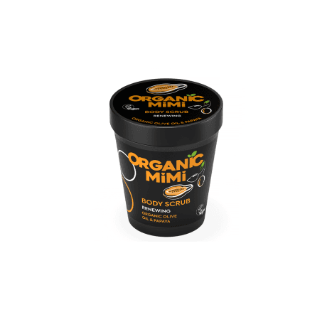 Organic Mimi - Body Scrub Renewing Olive & Papaya 250G