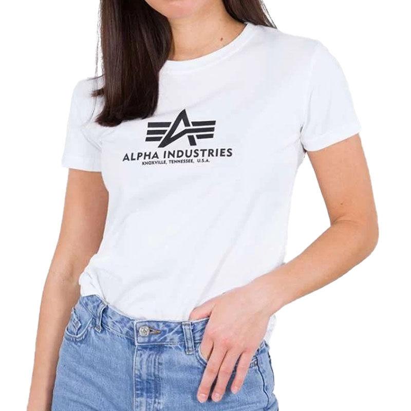 Alpha Industries Ženska majica New Basic, Bijela